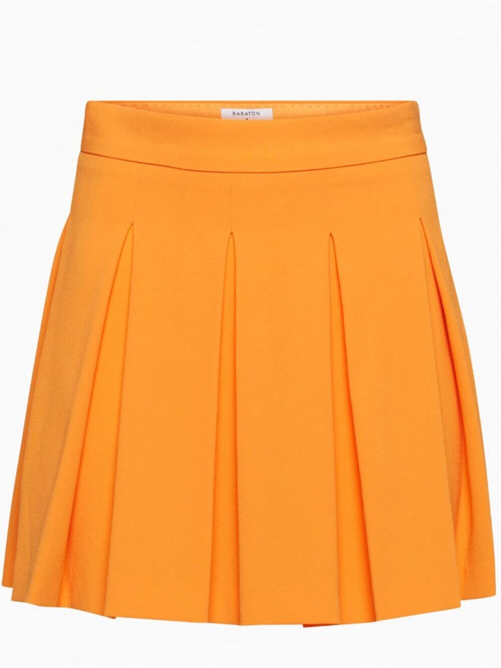 NWT Aritzia Babaton Savoy Pleated Tennis Skirt Tangelo Womens 6 #98038